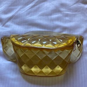 Yellow see through Fanny back